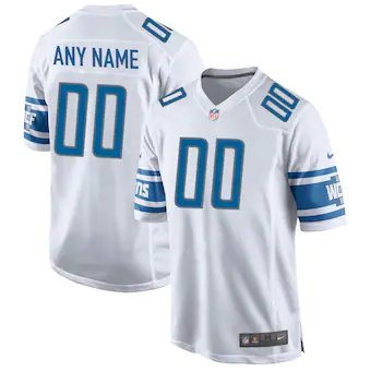 youth nike white detroit lions custom game jersey_pi2795000